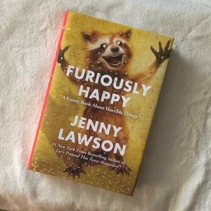 Hardcover book Furiously Happy by Jenny Lawson